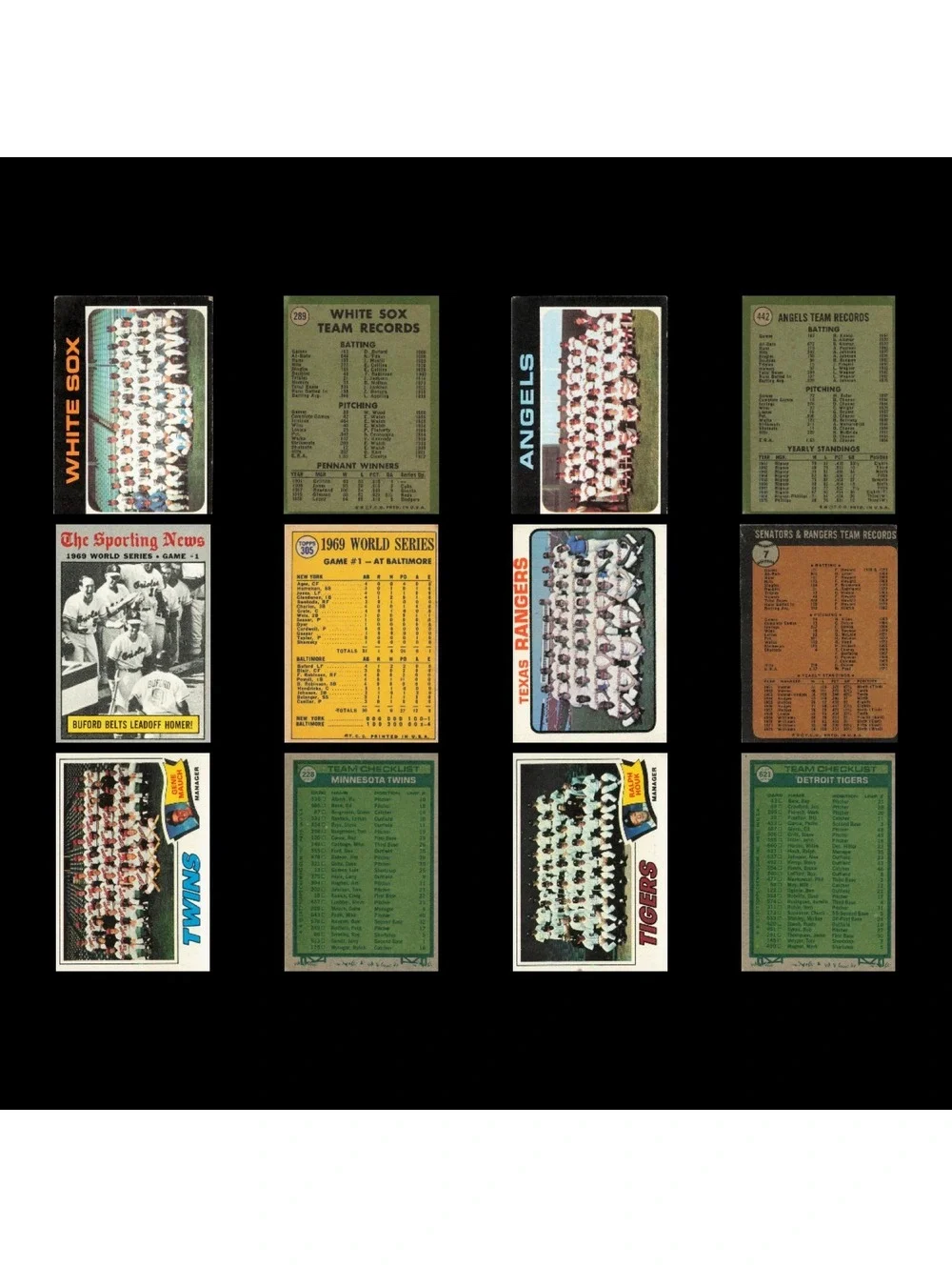 Vintage 1960s-70s Baseball Card Checklist Lot / Mickey Mantle / Extras 79 Total
